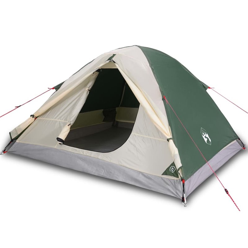 Image secondaire de VidaXL Tente de camping à dôme 3 personne vert imperméable