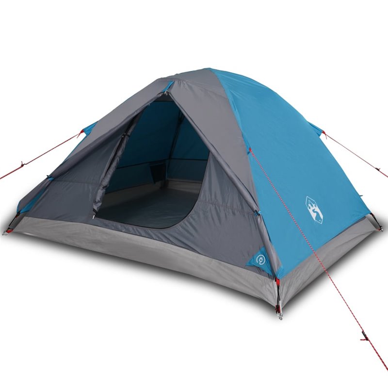 Image secondaire de VidaXL Tente de camping à dôme 3 personnes bleu imperméable