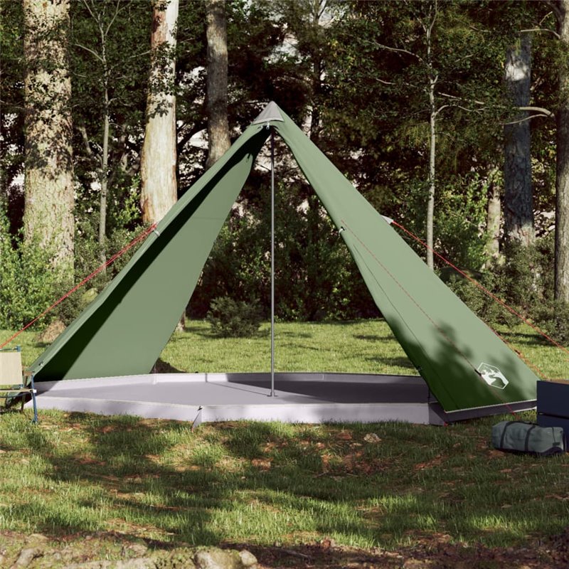 VidaXL Tente familiale tipi 8 personnes vert imperméable