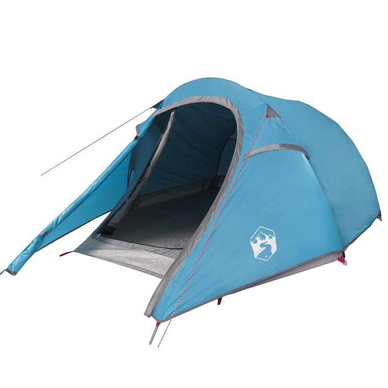 Image secondaire de VidaXL Tente de camping tunnel 2 personnes bleu imperméable