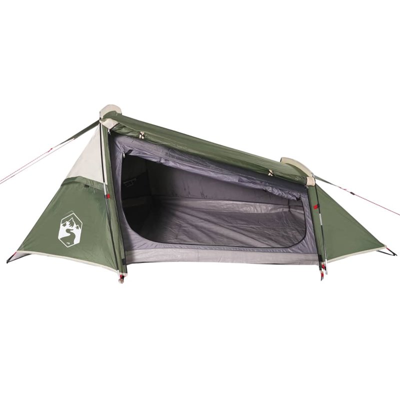 Image secondaire de VidaXL Tente de camping tunnel 2 personnes vert imperméable