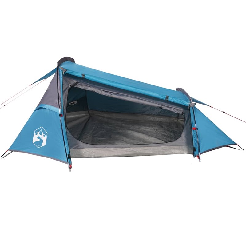 Image secondaire de VidaXL Tente de camping tunnel 2 personnes bleu imperméable