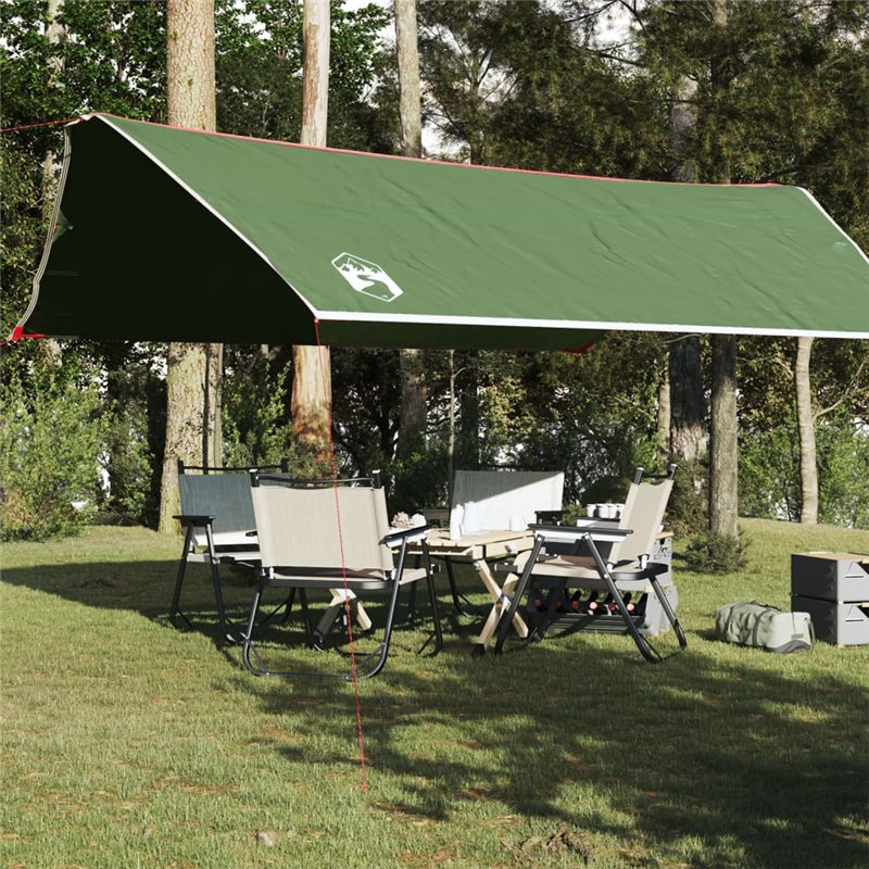 VidaXL Bâche de camping vert 500x294 cm imperméable