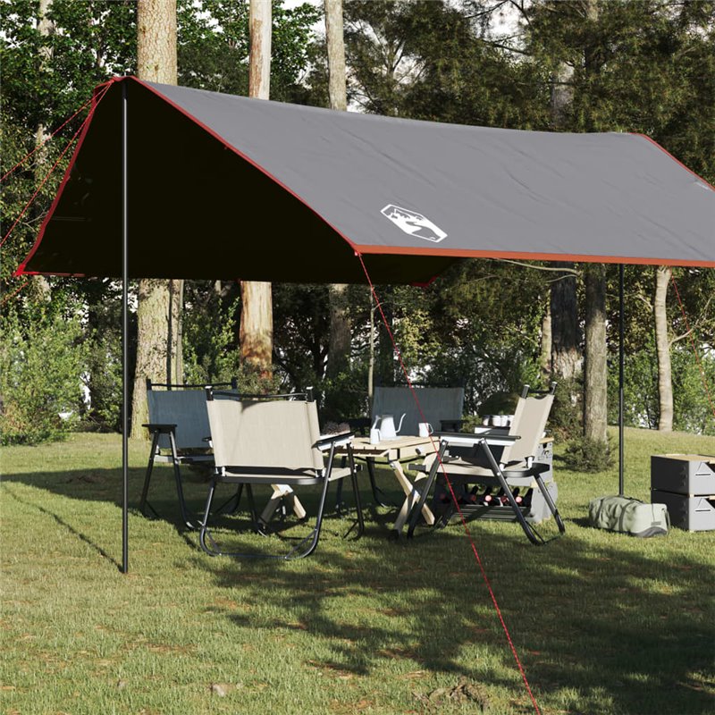 VidaXL Bâche de camping orange 430x380x210 cm imperméable