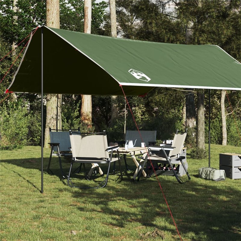 VidaXL Bâche de camping vert 430x380x210 cm imperméable