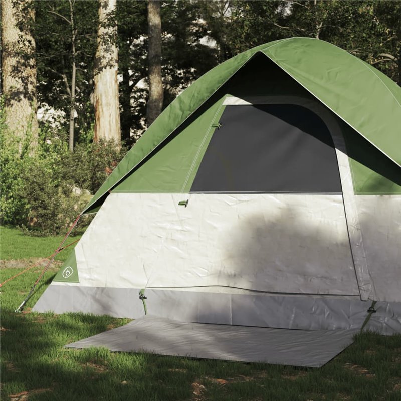 VidaXL Tente de camping à dôme 2 personne vert imperméable