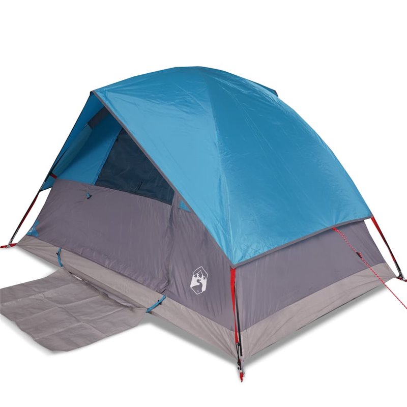 Image secondaire de VidaXL Tente de camping à dôme 2 personnes bleu imperméable