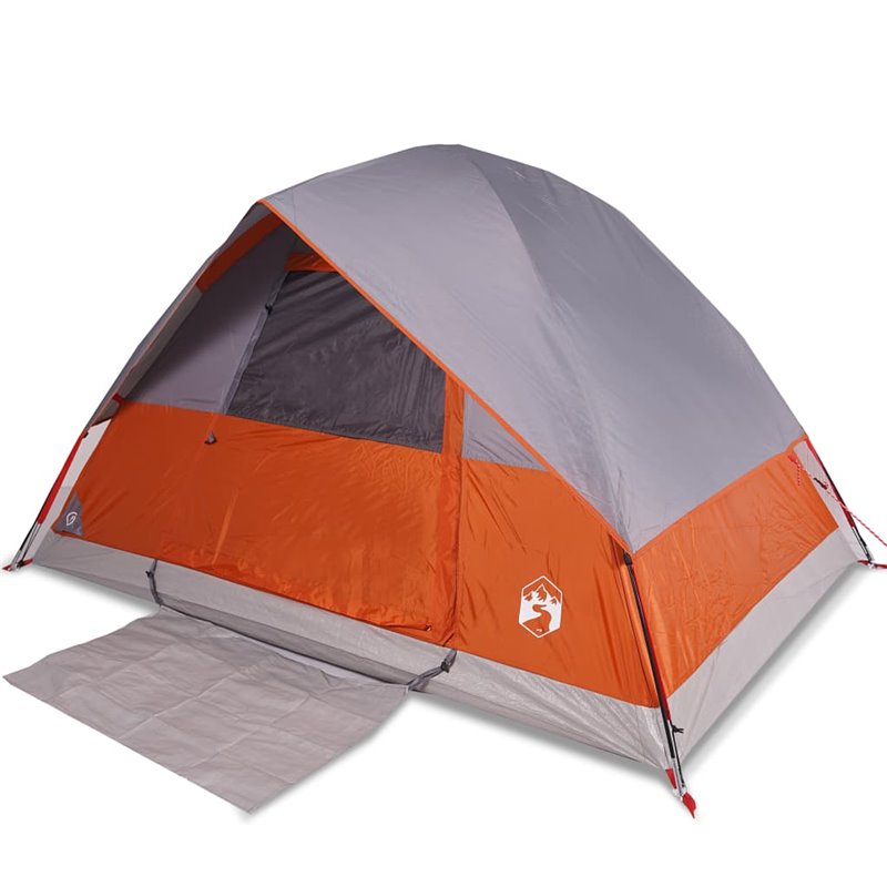 Image secondaire de VidaXL Tente de camping à dôme 2 personnes orange imperméable