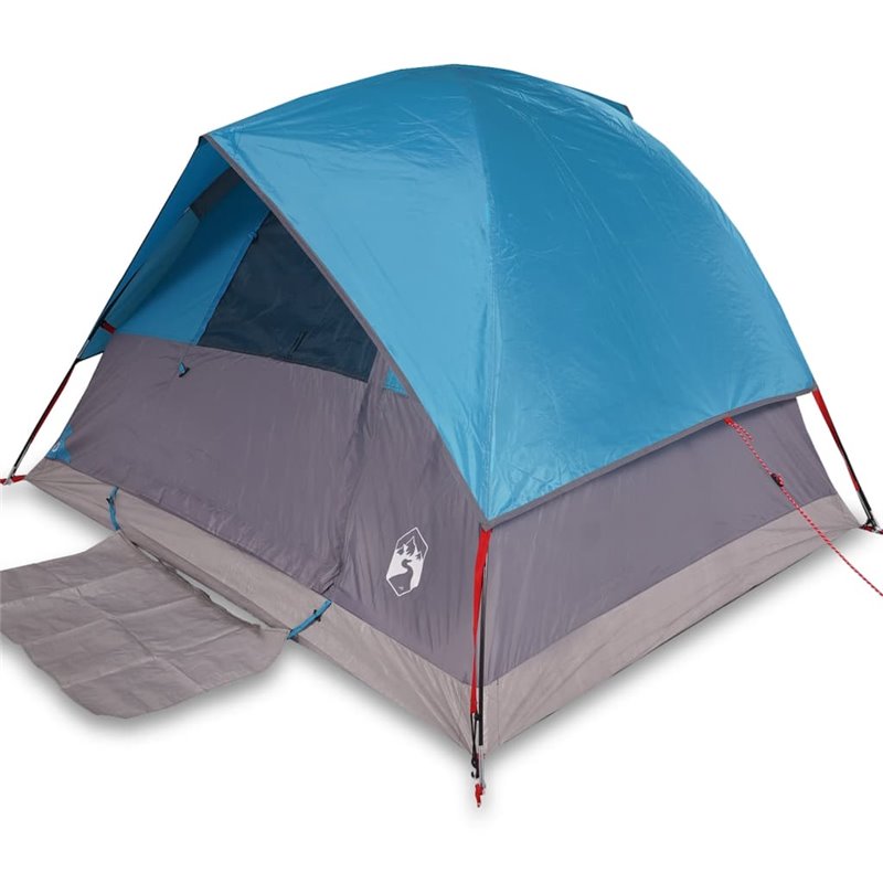 Image secondaire de VidaXL Tente de camping à dôme 3 personnes bleu imperméable