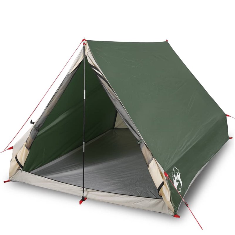 Image secondaire de VidaXL Tente de camping en forme de A 2 personne vert imperméable