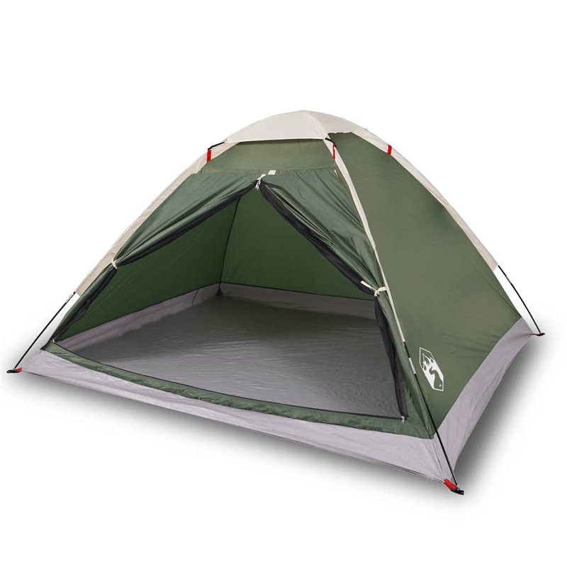 Image secondaire de VidaXL Tente de camping à dôme 4 personnes vert imperméable