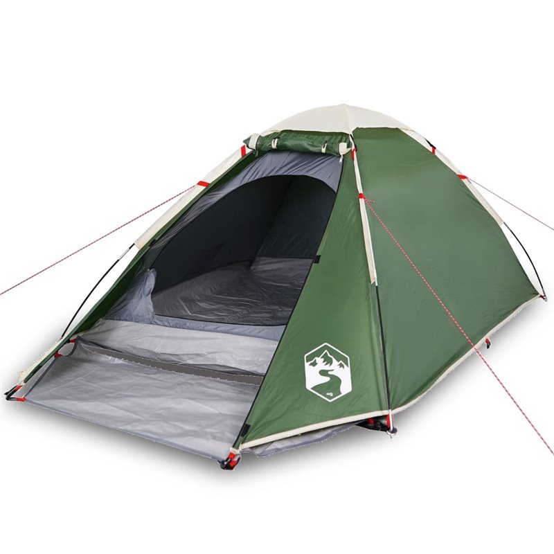 Image secondaire de VidaXL Tente de camping à dôme 2 personne vert imperméable