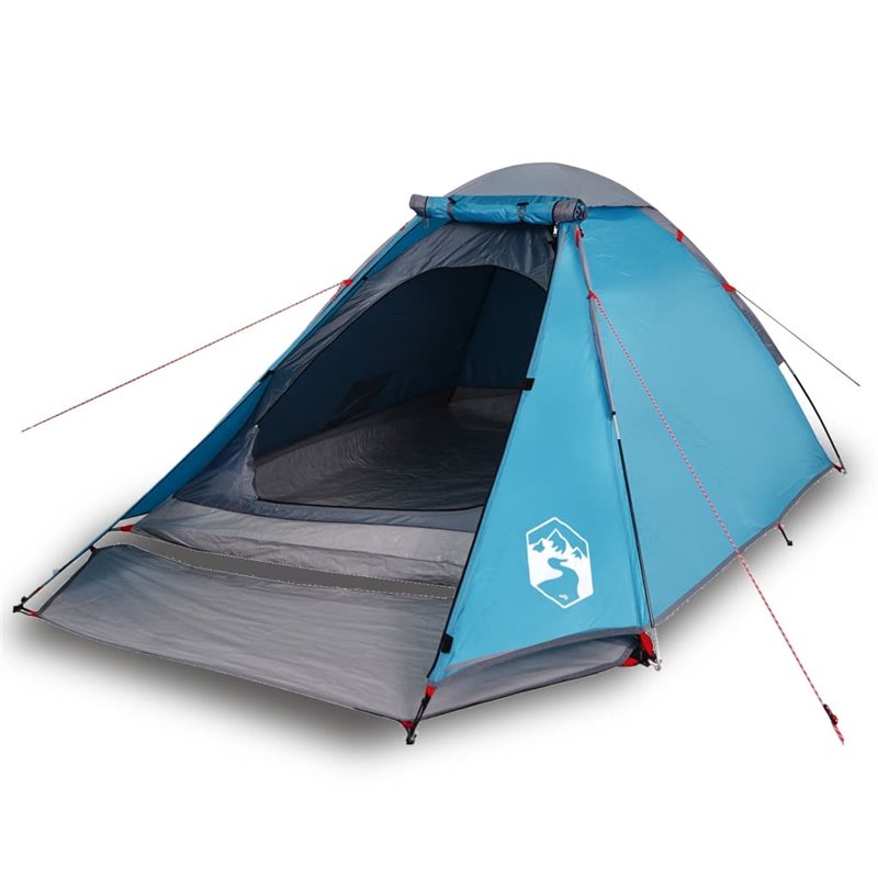 Image secondaire de VidaXL Tente de camping à dôme 2 personnes bleu imperméable