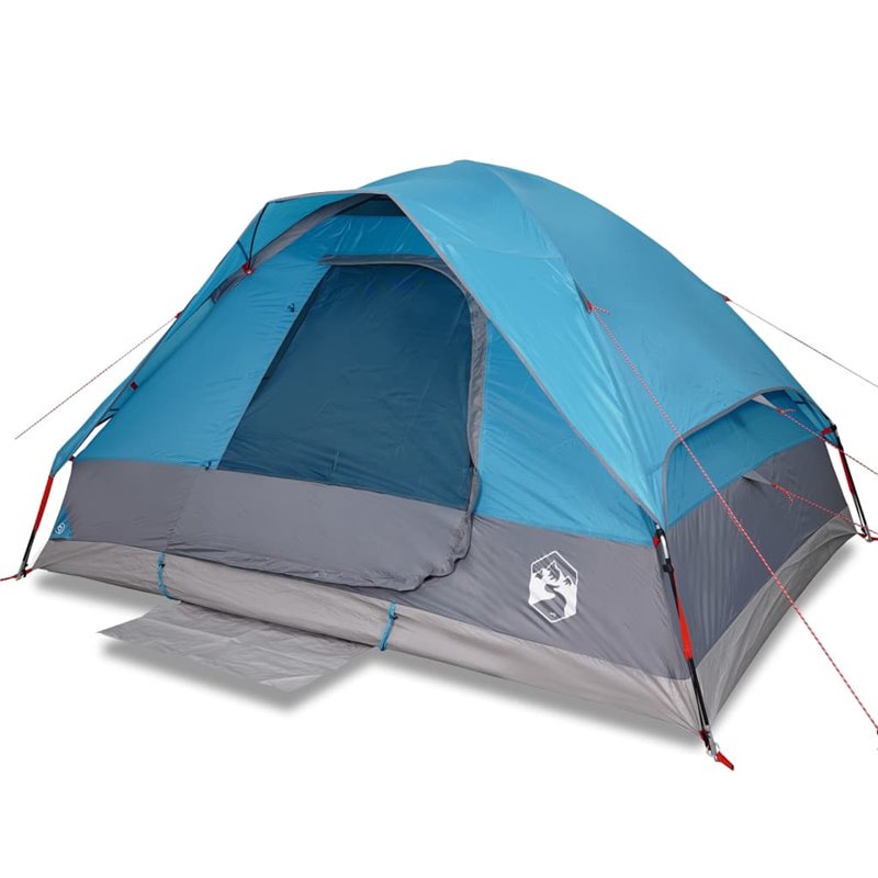 Image secondaire de VidaXL Tente de camping à dôme 2 personnes bleu imperméable