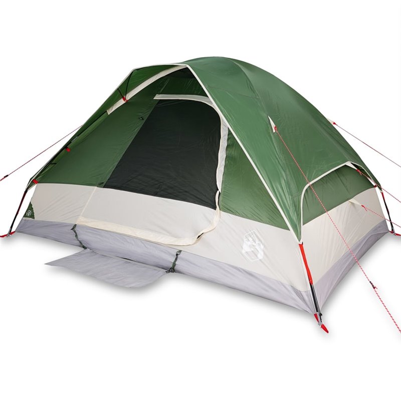 Image secondaire de VidaXL Tente de camping à dôme 4 personnes vert imperméable