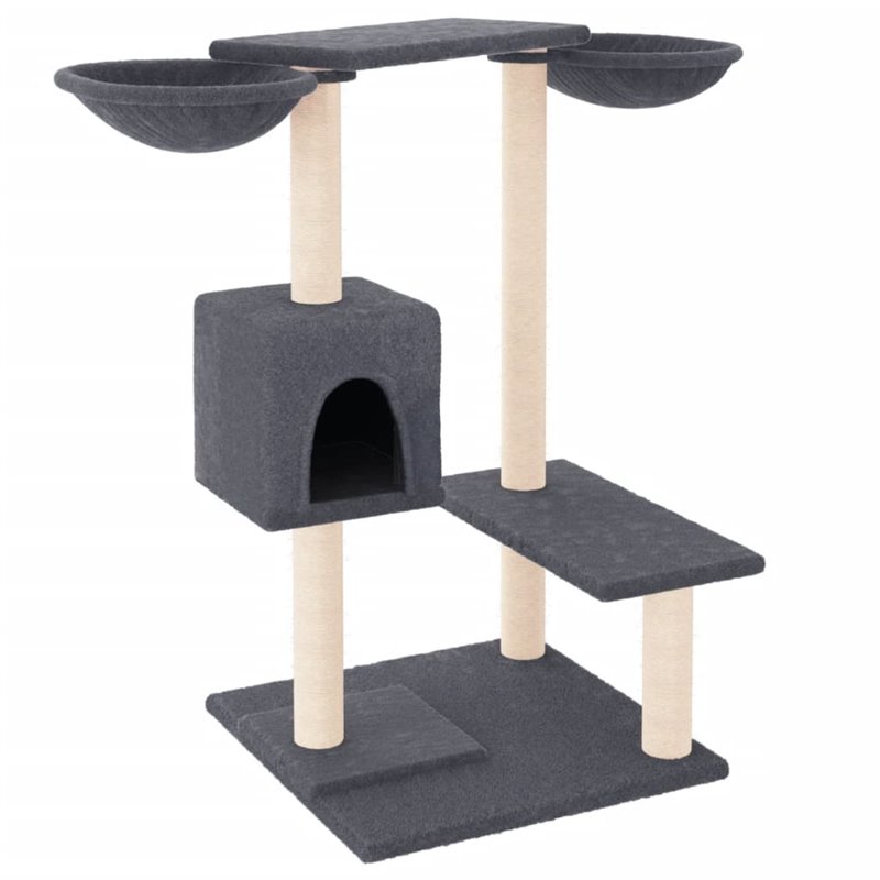 Image secondaire de VidaXL Arbre à chat avec griffoirs gris foncé 82 cm