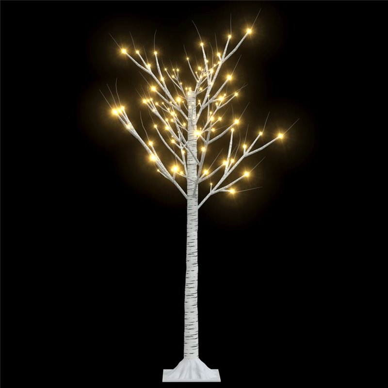 Image secondaire de VidaXL Sapin de Noël 120 LED blanc chaud Saule 1,2 m Int/Ext