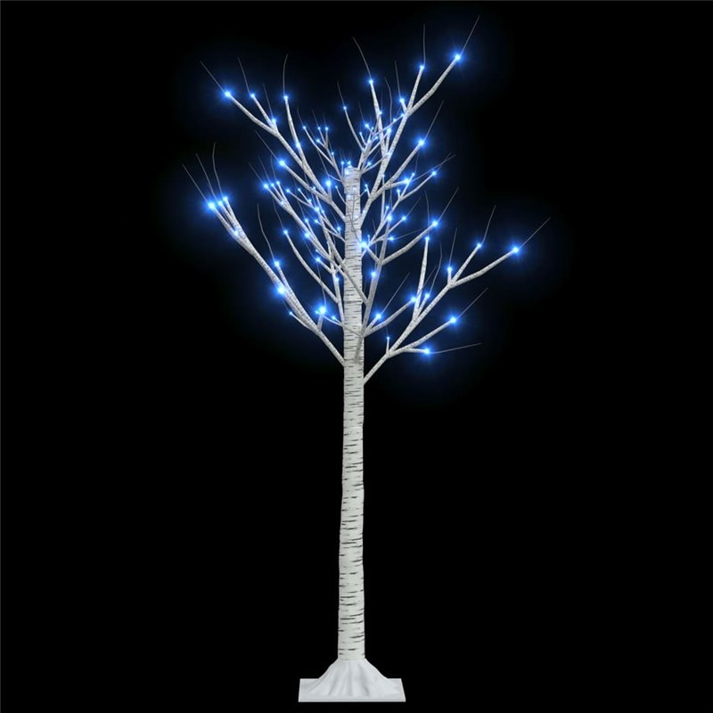 Image secondaire de VidaXL Sapin de Noël 120 LED bleu Saule 1,2 m Int/Ext