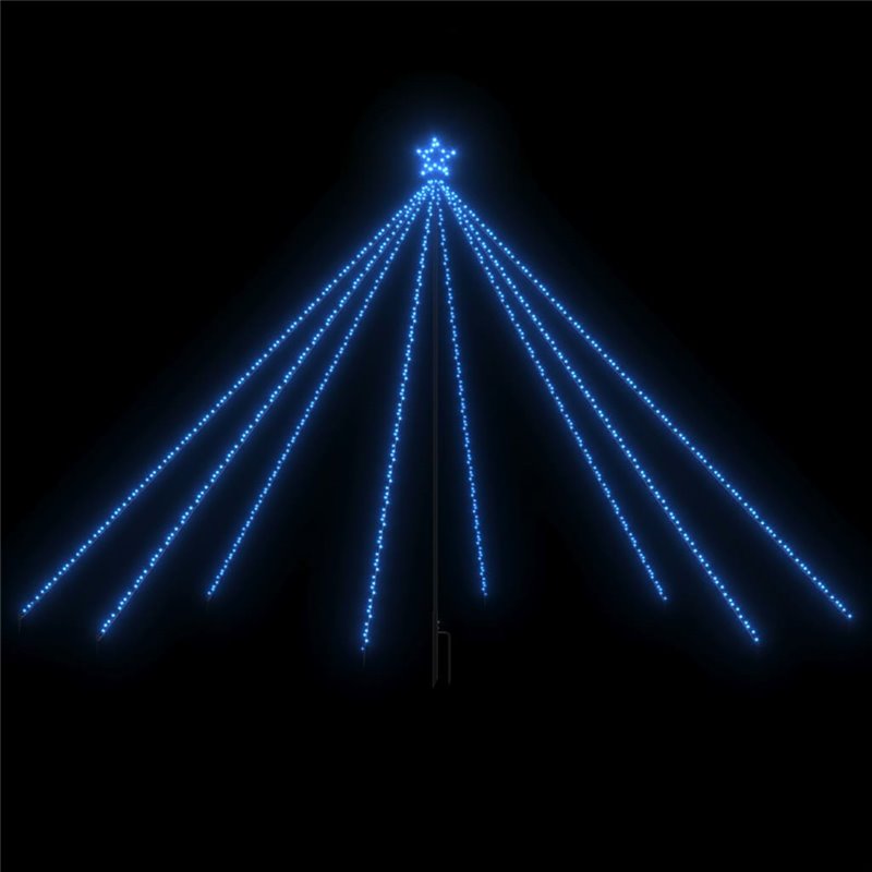 Image secondaire de VidaXL Lumières d'arbre de Noël Intérieur/Extérieur 576 LED bleu 3,6 m