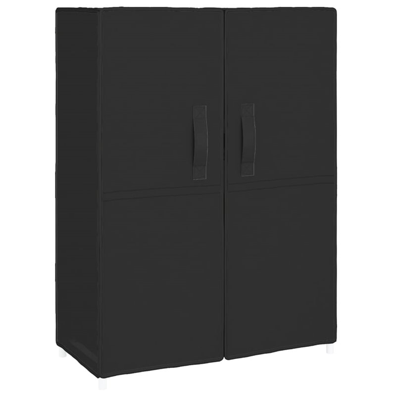 Image secondaire de VidaXL Armoire à chaussures Noir 60x28x90 cm Tissu