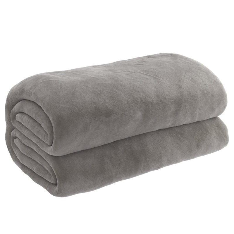 Image secondaire de VidaXL Couverture lestée avec housse Gris 120x180 cm 5 kg Tissu