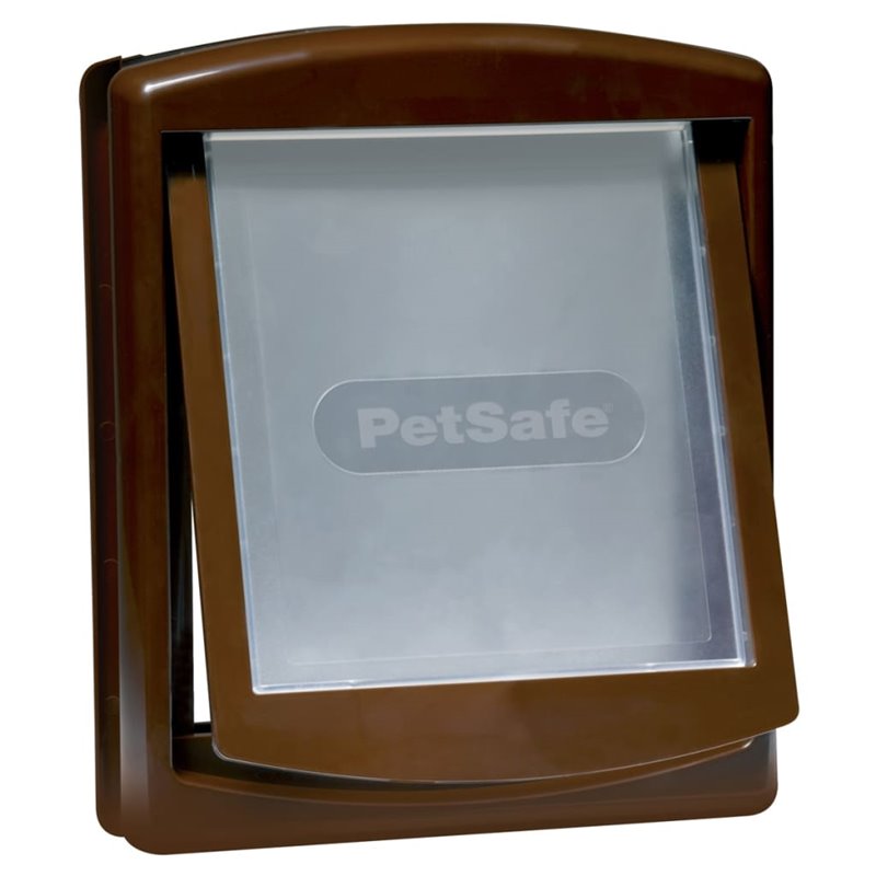 Petsafe Porte à 2 voies pour chiens 755 Medium 26,7 x 22,8 cm Marron