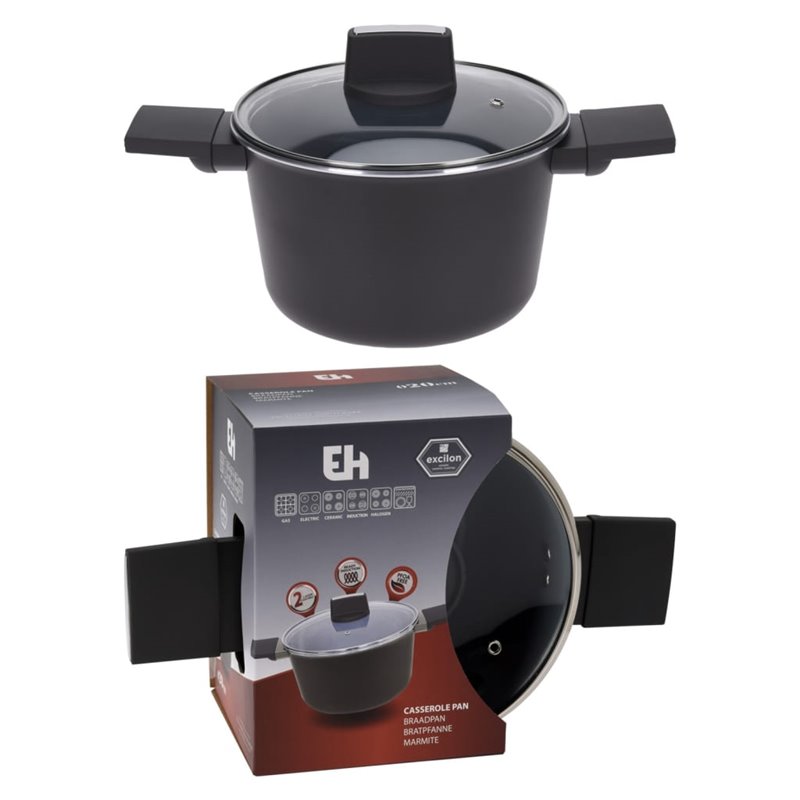 Image secondaire de Excellent Houseware Casserole avec couvercle 20 cm