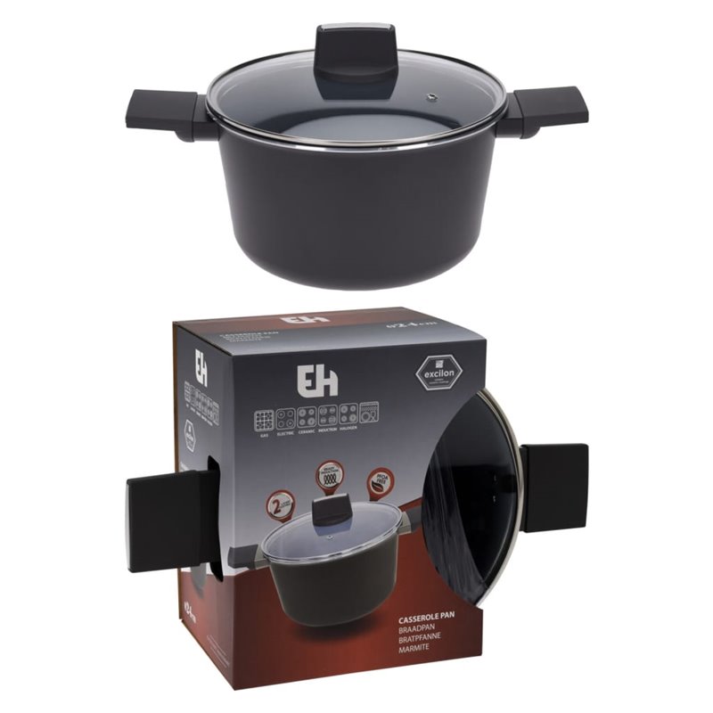 Image secondaire de Excellent Houseware Casserole avec couvercle 24 cm