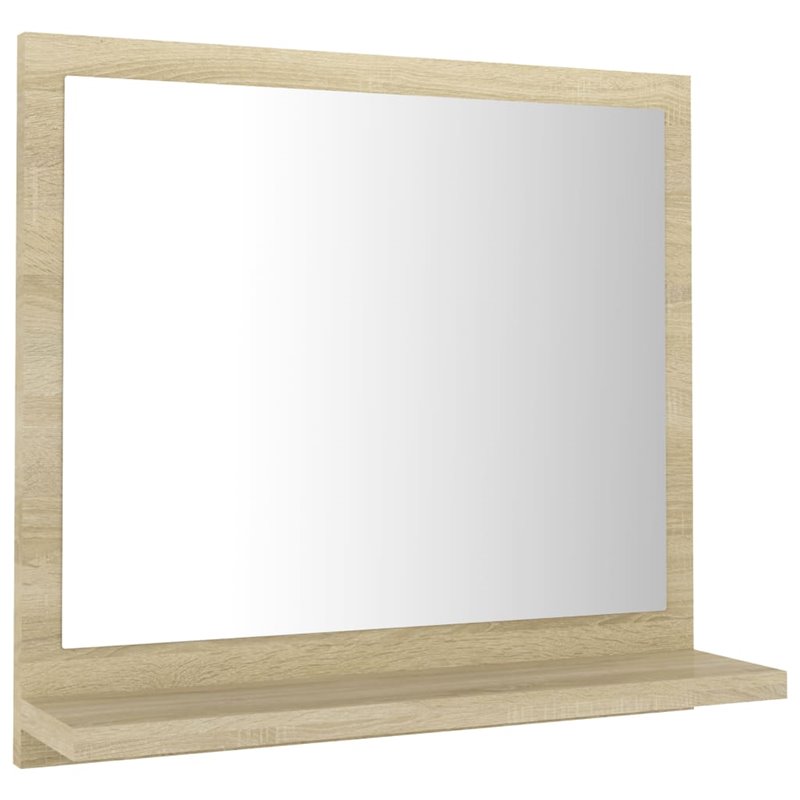 Image secondaire de VidaXL Miroir salle de bain chêne sonoma 40x10,5x37cm Bois ingénierie