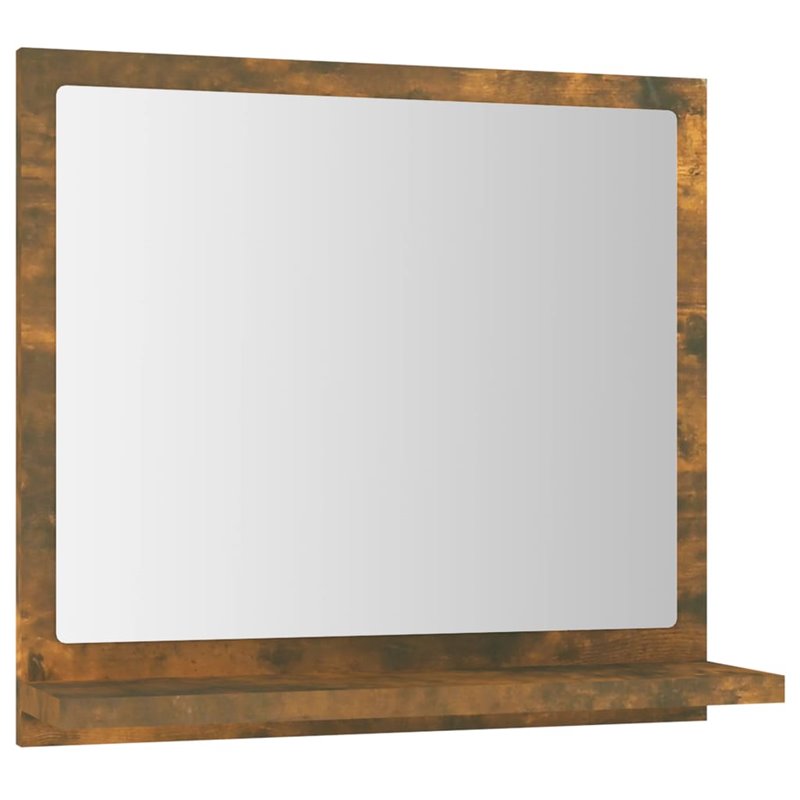 Image secondaire de VidaXL Miroir de bain Chêne fumé 40x10,5x37 cm Bois d'ingénierie