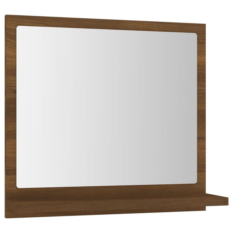 Image secondaire de VidaXL Miroir de bain Chêne marron 40x10,5x37 cm Bois d'ingénierie