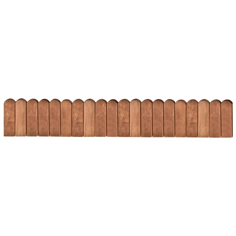 Image secondaire de VidaXL Rouleaux de bordure 2 pcs 120 cm bois de pin imprégné