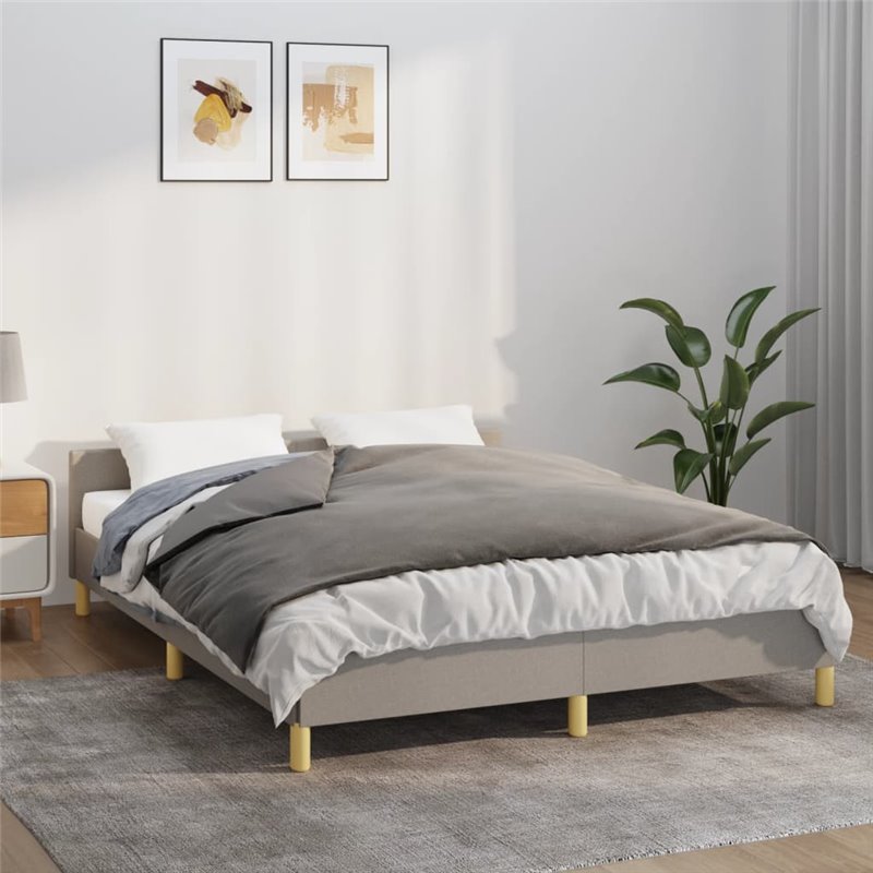 VidaXL Couverture lestée avec housse Gris 122x183 cm 5 kg Tissu