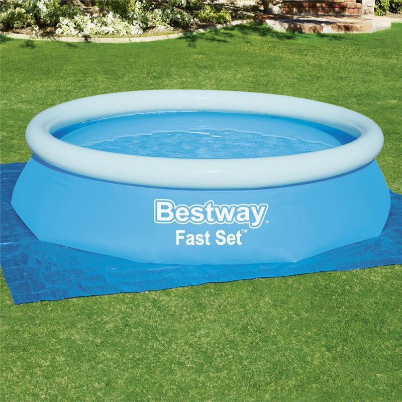 Bestway Tapis de sol de piscine Flowclear 335x335 cm