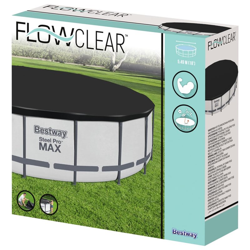 Image secondaire de Bestway Couverture de piscine Flowclear Fast Set 555 cm