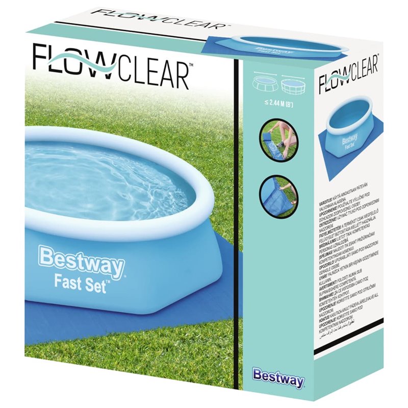 Image secondaire de Bestway Tapis de sol de piscine Flowclear 274x274 cm