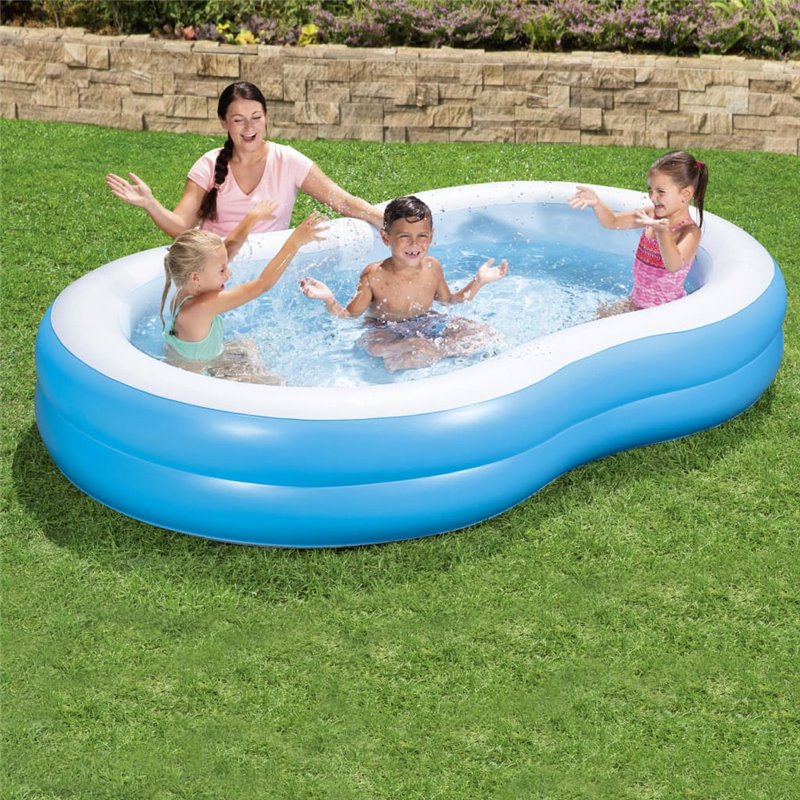 Bestway Piscine familiale Big Lagoon 262x157x46 cm