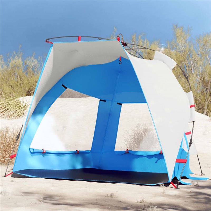 VidaXL Tente de plage 2 personnes libération rapide imperméable