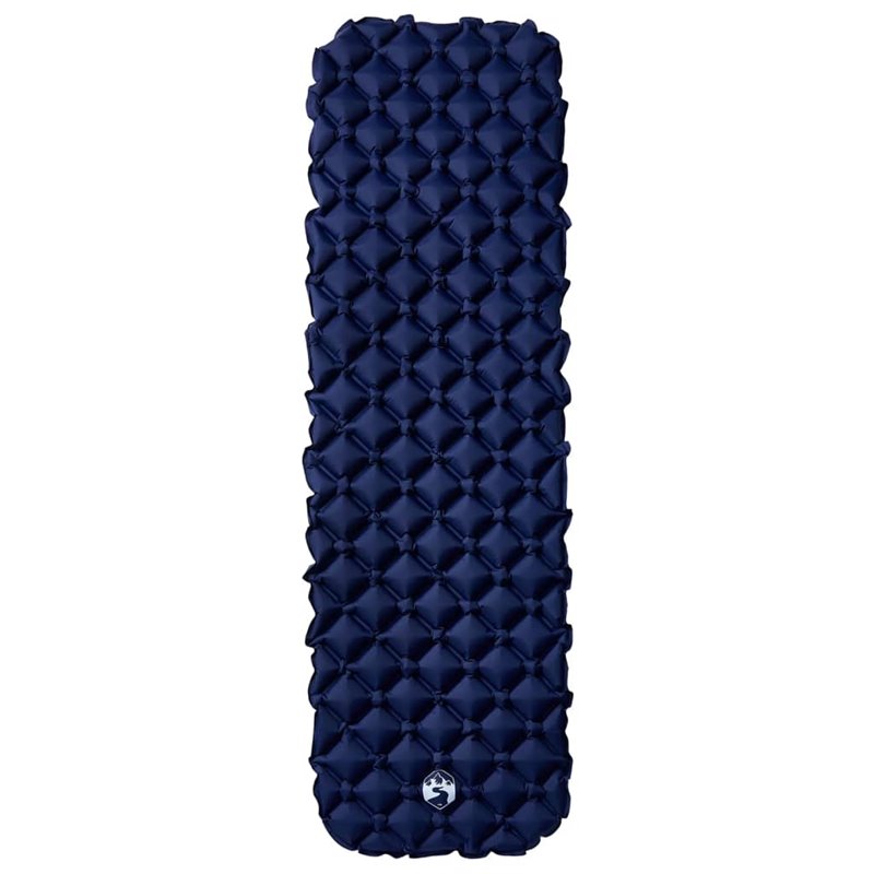 Image secondaire de VidaXL Matelas de camping gonflable 1 personne bleu marine 190x58x6 cm