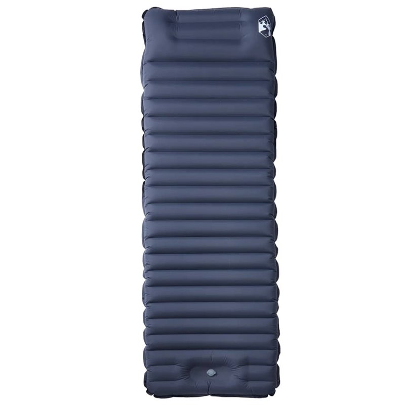 Image secondaire de VidaXL Matelas de camping autogonflant avec oreiller 1 personne gris