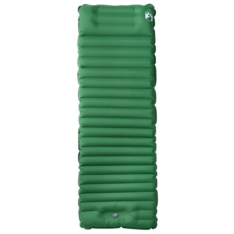 Image secondaire de VidaXL Matelas de camping autogonflant avec oreiller 1 personne vert