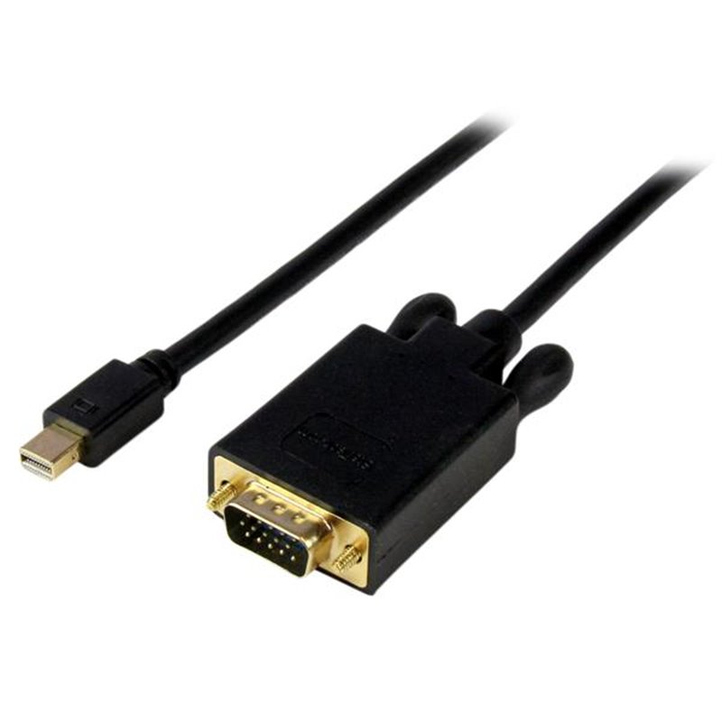 Startech.com Adaptateur Mini DisplayPort vers VGA - Câble Display Port Mâle VGA Mâle 1920x1200 - Noir 3m