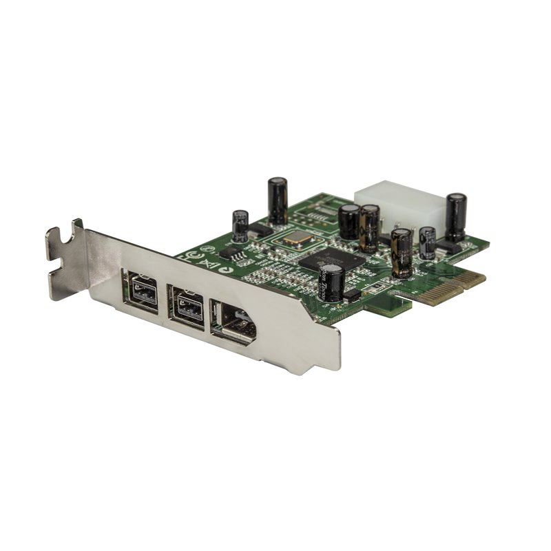 Startech.com Carte adaptateur PCI Express vers 3 ports FireWire - Faible encombrement - 800 et 400