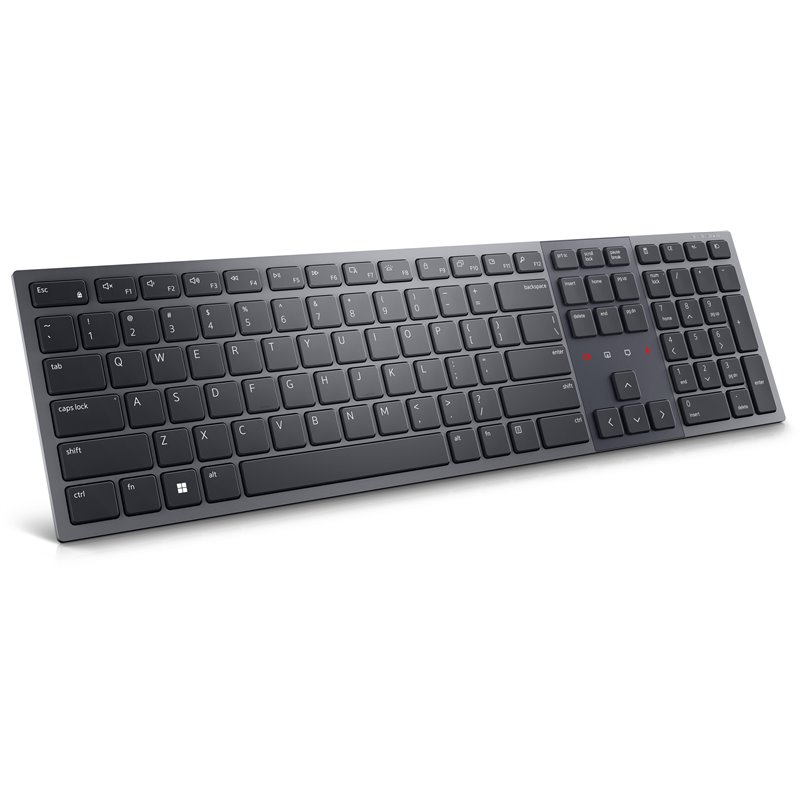 Dell KB900 clavier RF sans fil + Bluetooth Azerty Français Graphite