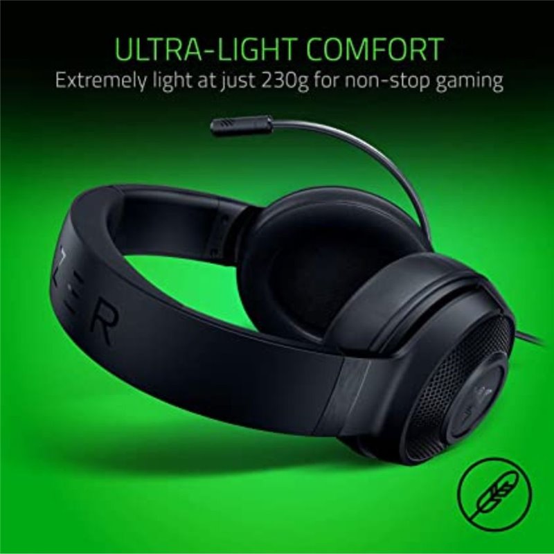 Image secondaire de Casques avec Micro Gaming Razer Kraken X Lite Noir