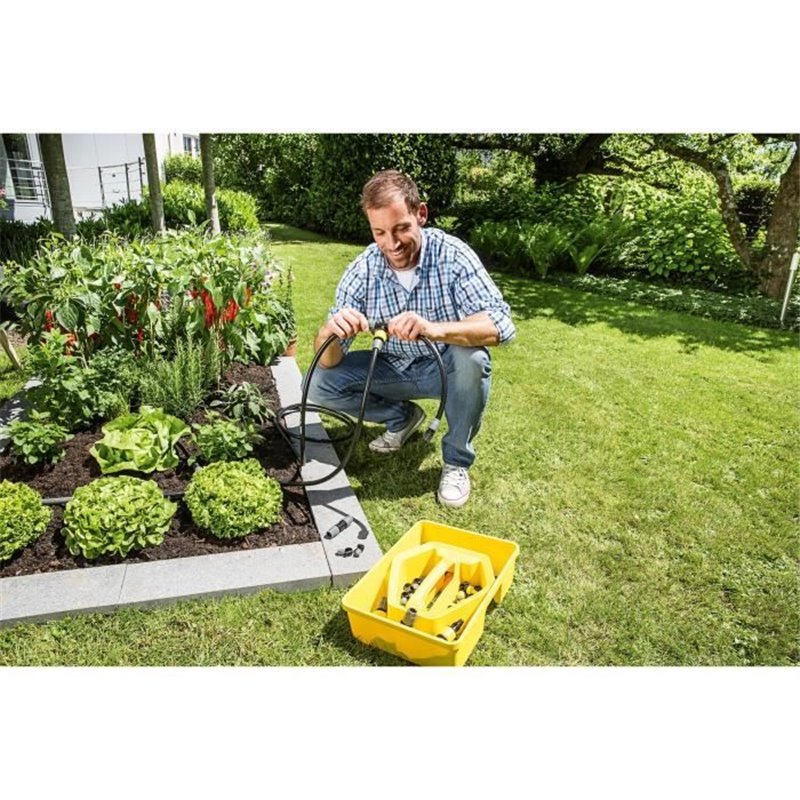 Image secondaire de Set complet d'arrosage KÄRCHER - Rain Box avec tuyau micro-poreux et goutteur