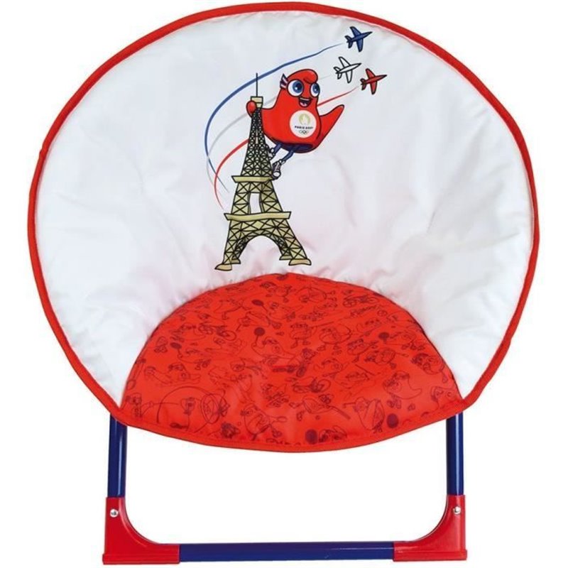 Image secondaire de Fauteuil pour enfant Fun House Paris 2024 Olympic Games Blanc Rouge