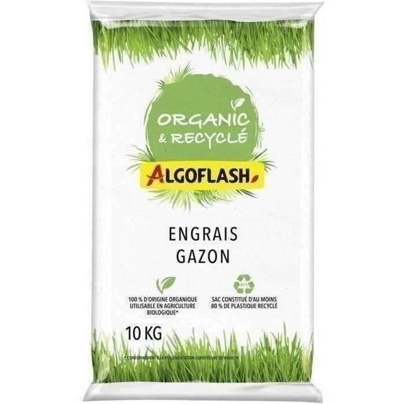 Engrais pour les plantes Algoflash Organic and recycled 10 kg