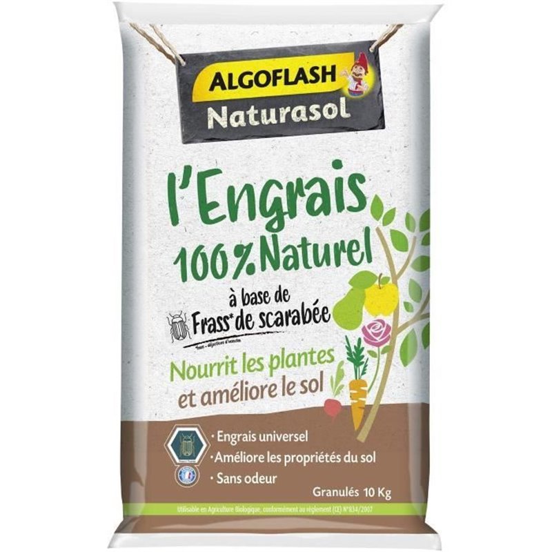 Image secondaire de Engrais pour les plantes Algoflash Naturasol 10 kg