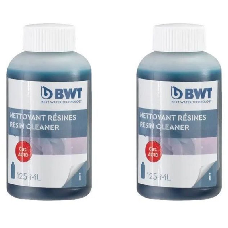 Nettoyants résine - BWT - Stericlean - Nettoie efficacement les résines échangeuses d'ions de l'adoucisseur - 2 x 125ml